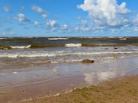 Baltic sea waves Stock Photos