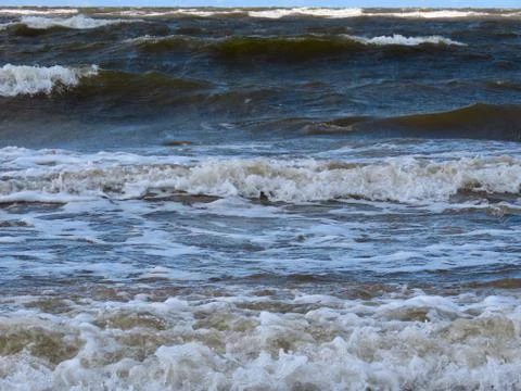 Baltic sea waves Stock Photos