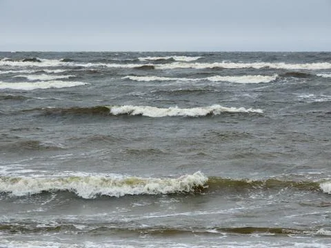 Baltic sea waves Stock Photos