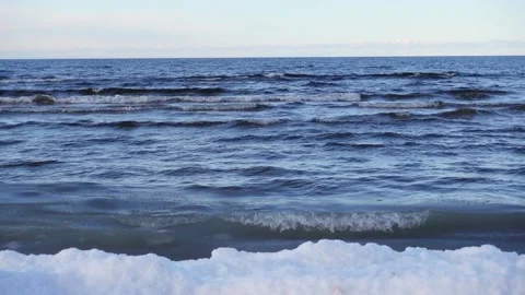 Baltic Sea in Winter 스톡 동영상 236421363