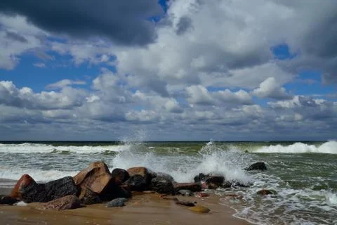 Baltic seacoast Stock Photos