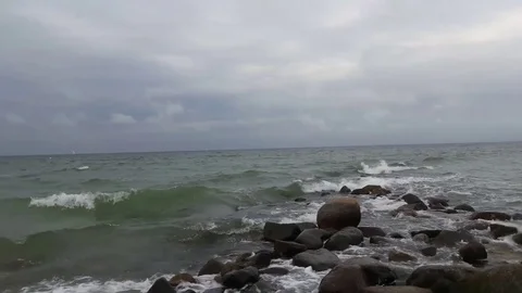 Baltic Sea.Germany. Stock Footage 79892813
