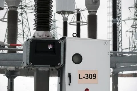 Baltic states begin switch away from Russian power grid, Vilaka, Latvia - 08 Feb Stock Photos