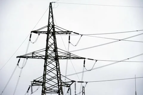 Baltic states begin switch away from Russian power grid, Vilaka, Latvia - 08 Feb Stock Photos