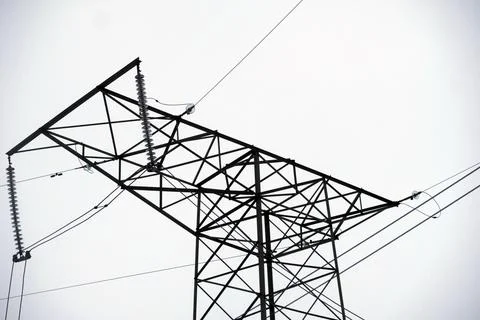 Baltic states begin switch away from Russian power grid, Vilaka, Latvia - 08 Feb Stock Photos
