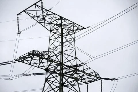 Baltic states begin switch away from Russian power grid, Vilaka, Latvia - 08 Feb Stock Photos
