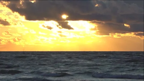 Baltic sun timelapse Stock Footage 138654344