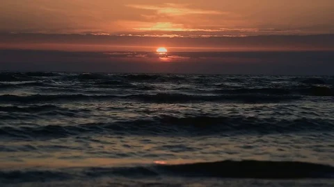 Baltic sunset. Stock-Footage 79634738