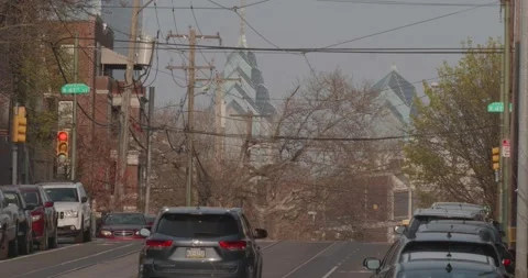 Baltimore Ave., One Liberty Place, Philadelphia Stock-Footage 237765281