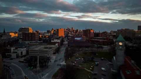 BALTIMORE BRIDGE AND CLOCKTOWER HYPERLAPSE Stockbeeldmateriaal 237183872