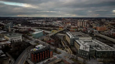 Baltimore Bridge Hyperlapse Stockbeeldmateriaal 237183908