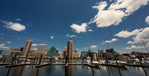 Baltimore Harbor 2 Video stock 197914758