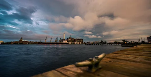 Baltimore Harbor Video stock 197916676