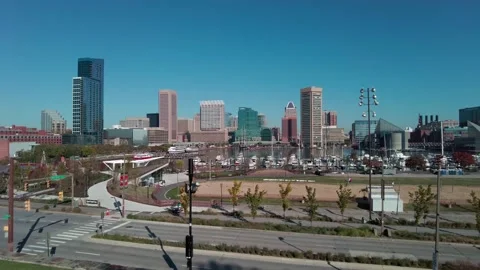 Baltimore Inner Harbor Video stock 232704033