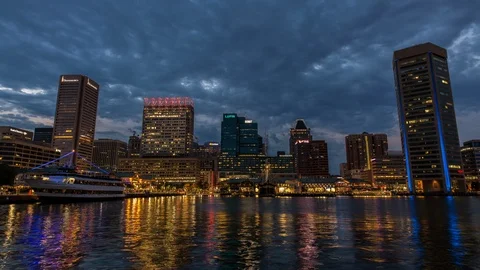 Baltimore Inner Harbour Timelapse Vidéo 113015233