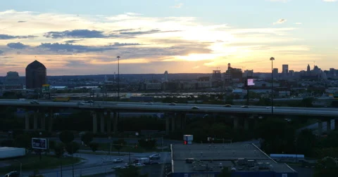 Baltimore Maryland at Sunset Stock Footage 60646328