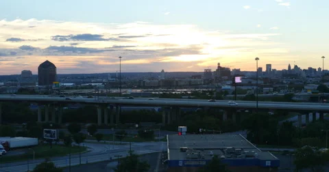 Baltimore Maryland at Sunset Stock Footage 60647322