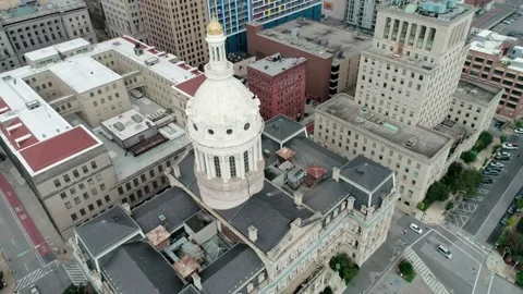 Baltimore, MD City Hall Stock Footage 139776754