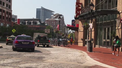 Baltimore MD Katyn memorial at waterfront Stock-Footage 40494131