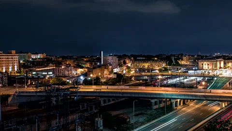 Baltimore Summer Timelapse Pan Video stock 150373827