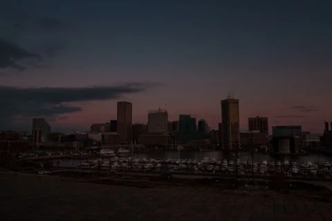 Baltimore TimeLapse 02 Stock Footage 27192674