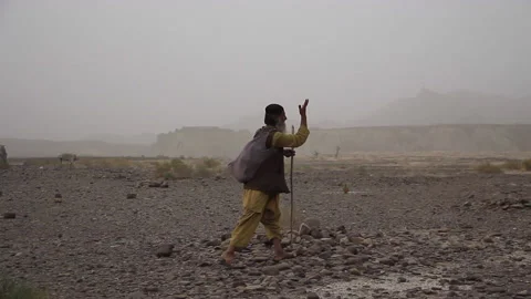 Baluch tribal man Stock Footage 201951118