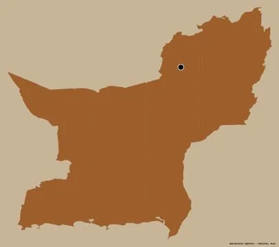 Baluchistan, province of Pakistan, on solid. Pattern Stock Illustration