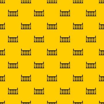 Balustrade pattern Stock Illustration