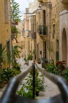 Balustrade View, Malta Stock Photos