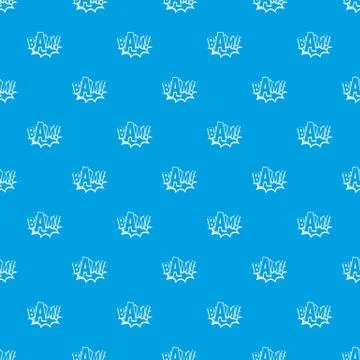 BAM, comic book bubble pattern seamless blue 스톡 일러스트