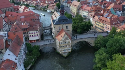 Bamberg Aerial Stock Footage 119765486
