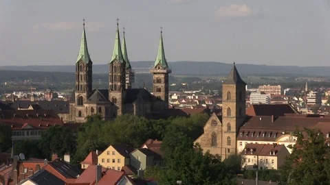 Bamberg Cathedral Stock Footage 101527536