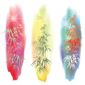 Bamboo background Stock Illustration