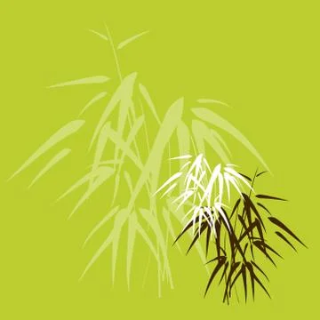 Bamboo background Stock Illustration
