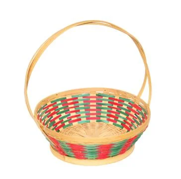 Bamboo basket Stock Photos