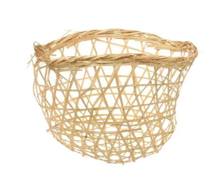 Bamboo basket Stock Photos