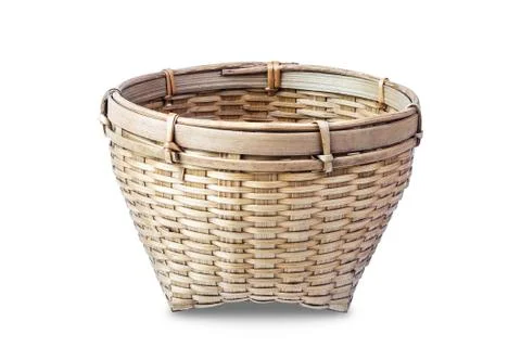 Bamboo basket Stock Photos