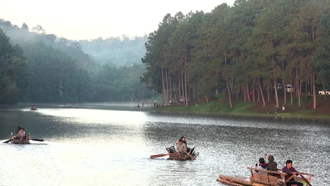 Bamboo boat Видео 91882990