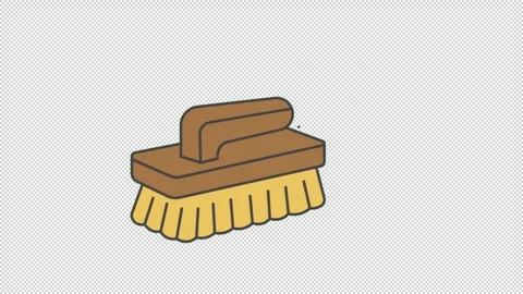 Bamboo brush animation 스톡 동영상 318434832