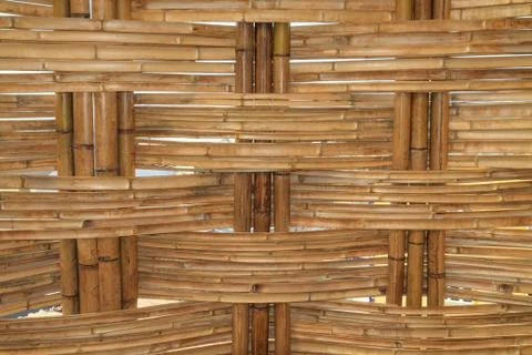 Bamboo construction pattern Stock Photos