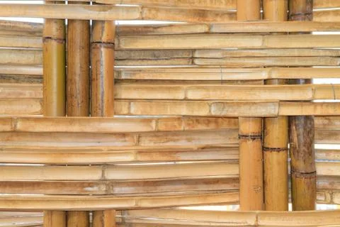 Bamboo construction pattern Stock Photos