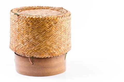 Bamboo container Stock Photos