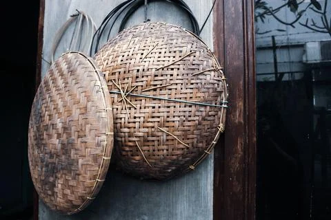 Bamboo container Stock Photos