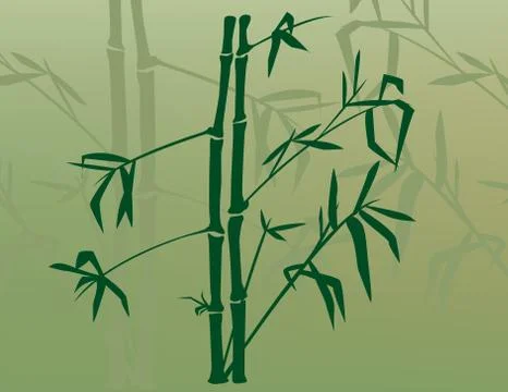 Bamboo cove Illustrazione stock