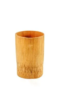Bamboo cup Stock Photos