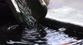 Bamboo Drainage Gutter Empties Into Pool Of Water 02 4K 4k or 4k+ Resolution