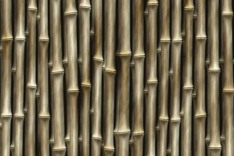 Bamboo fence backgrounds. abstract pattern Stock Illustration