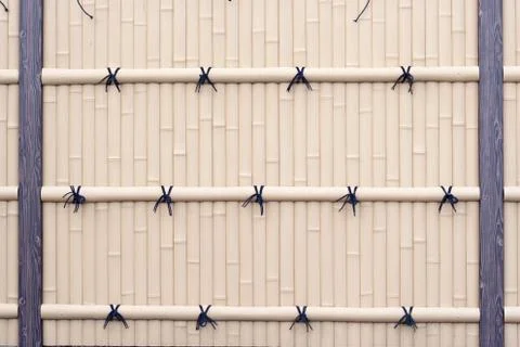 Bamboo fence Stock Photos