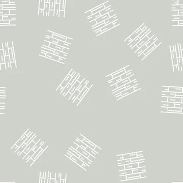 Bamboo floor line seamless pattern Stock Illustration