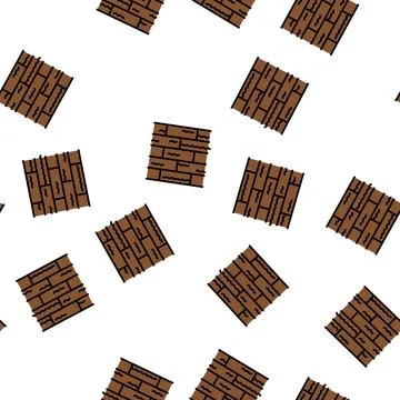 Bamboo floor vector seamless pattern Stock Illustration